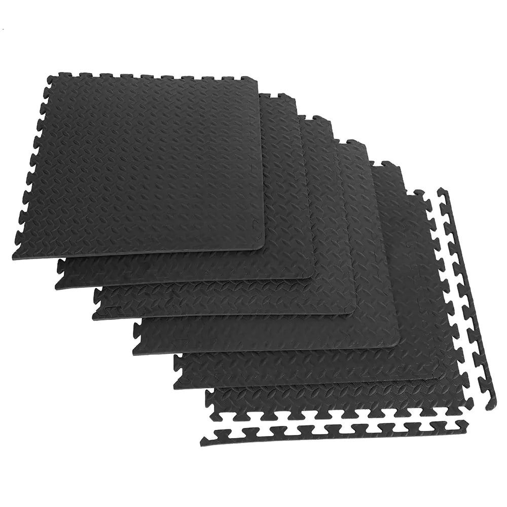 EVA Leaf Grain Home Gym Mat and Yoga Floor Cushion